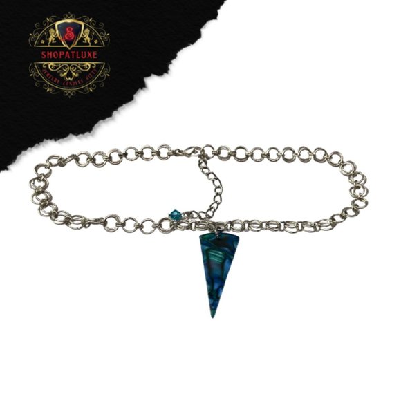 Sterling Silver Triangle Bracelet - Picture 3 of 4